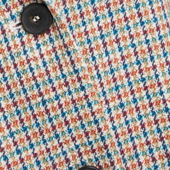MAJE Tailored Check-Print Houndstooth Blazer Size FR 42 US 10 - Picture 8 of 14